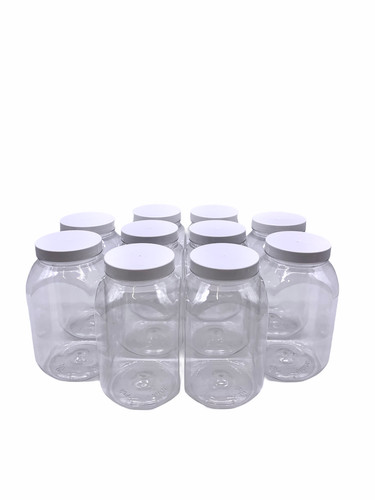 Square litre plastic - 10, 1
