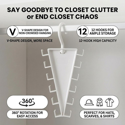 Shaped hanger space saving - shaped,