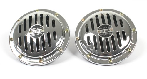 Chrome plated horn - plated, set
