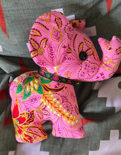 Thai cotton fabric elephant