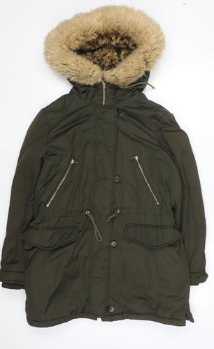 Zara women green - green, fur
