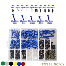 200x Fairing Bolts Kit Fastener Clip Screws Fit For Honda RVF400R NC35 1994-1998