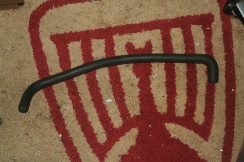 Breather hose from flame - hose,
