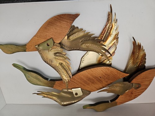 Vintage mcm flying - vintage, ducks/geese