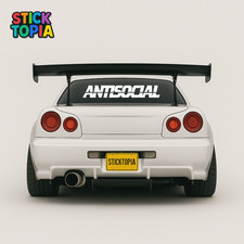 ANTISOCIAL JDM Sticker –