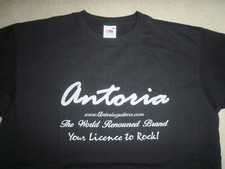 OFFICIAL GENUINE  ANTORIA GUITARS Tee Shirt. NEW Never before available XXL Size