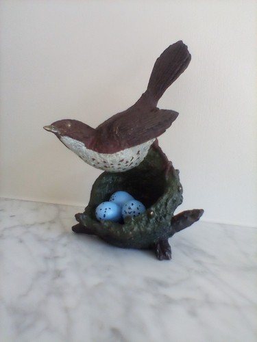 Bronze bird nest bergman - bronze,
