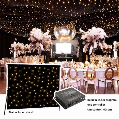 Led star cloth drape - led,