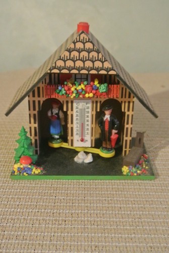 Vintage german weather - weather, house