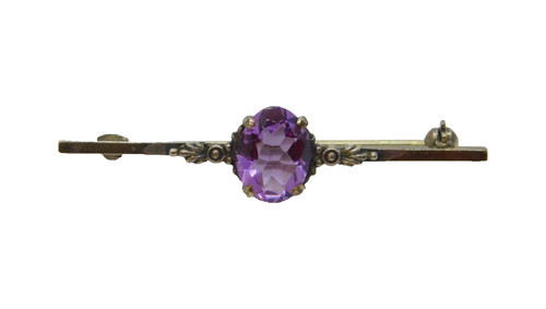 Sterling silver amethyst - silver, art