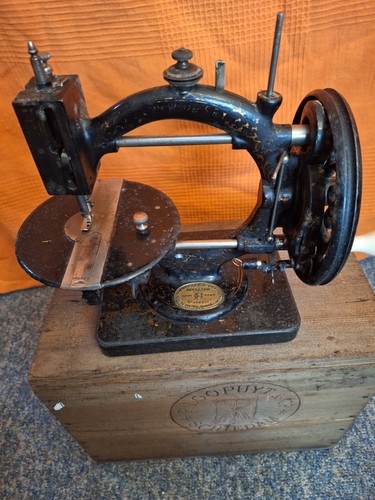 Rare antique lock stitch - antique, hand