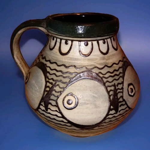 Mid century cubist style - mid, fish
