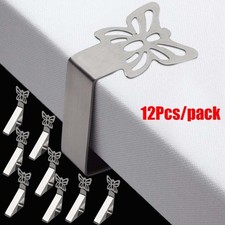 12 Pack Tablecloth Clips Butterfly Picnic Table Cloth Holder Clip for Party Home