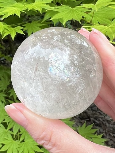 Clear quartz crystal ball - clear,