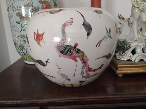 Chinese porcelain planter with