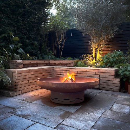 Large garden fire - large, outdoor
