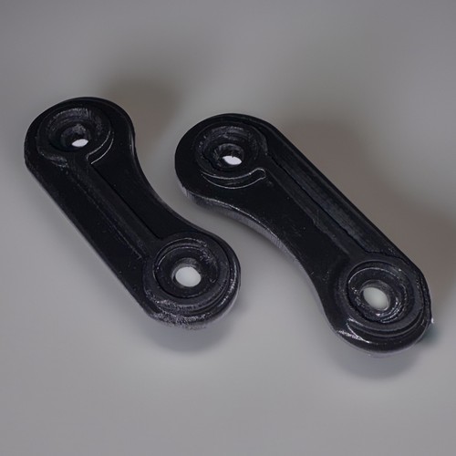 Pair front trolley wheel - of,