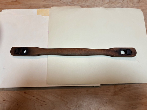 Vintage wood pitman arm - wood,