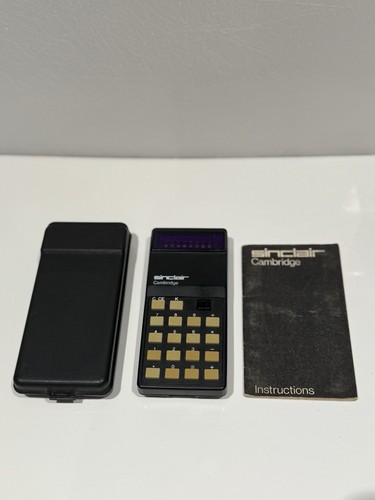 Sinclair cambridge calculator - sinclair,