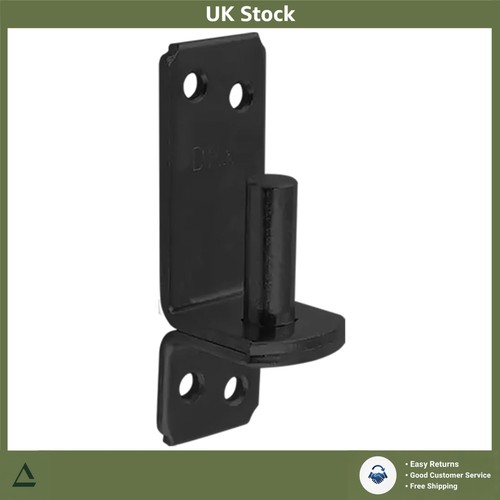 Heavy duty black steel gate - black,