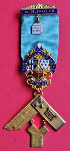 Masonic past master jewel - masonic, master's