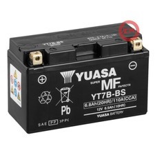 YUASA YT7B-BS 12V 6.5Ah BATTERY YAMAHA YP MAJESTY / DX 250 1999 2000