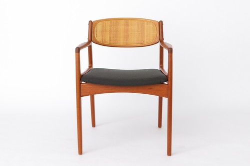 Danish teak rattan - &, armchair