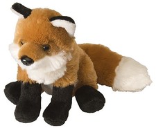 RED FOX SOFT TEDDY BEAR TOY WILD REPUBLIC CUDDLEKINS PLUSH 8" CUDDLY KIDS NEW