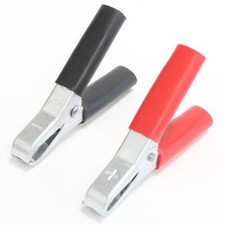 2pcs 75mm Crocodile Alligator Car Battery Insulated Clip Clamps small type