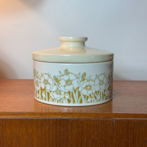 Hornsea fleur butter dish - fleur,