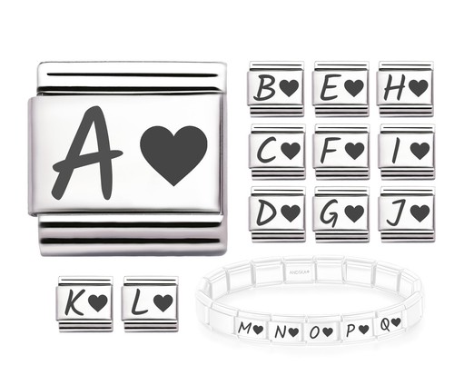 Initial letter charm alphabet - letter,