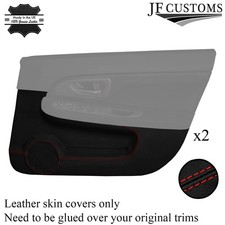 RED STITCH 2X FRONT DOOR CARD