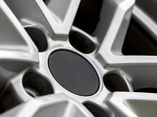 4x 54mm Black SEAT Alloy Wheel Blank Centre Hub Caps - FITS: IBIZA LEON TOLEDO