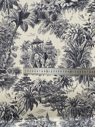 Indian toile print fabric - indian,