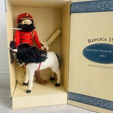 RARE Steiff Bear Hungarian Doll & Horse 1912 Replica 1996 Vintage Boxed LE1200