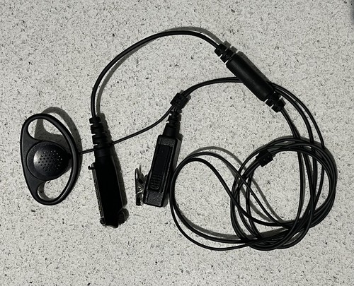 Covert earpiece with mic ptt - with,
