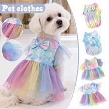 Tie Dye Dogs Clothes Tulle