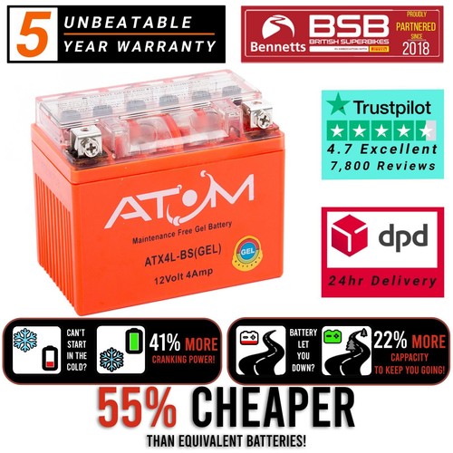 Atom atx4l gel motorcycle - atom,