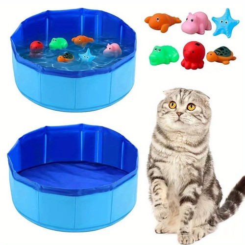 Foldable dog swimming pool pet - dog,