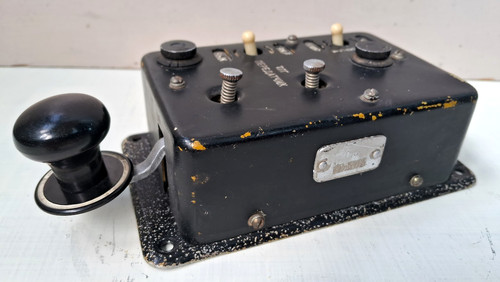 Antique aircraft telegraph key - telegraph,