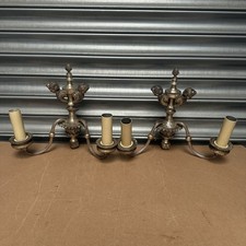 Silvered Brass? Wall Lights