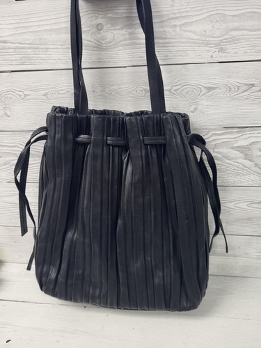 Zara black faux leather - zara,