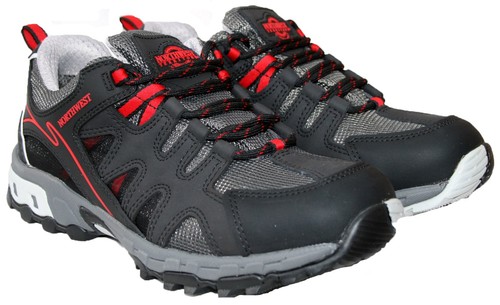 Mens black red - black/red, lace-up