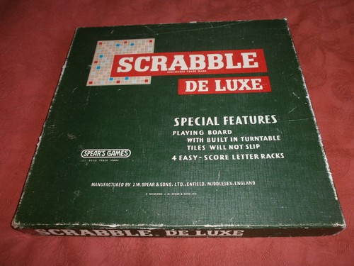 Vintage scrabble deluxe - vintage,