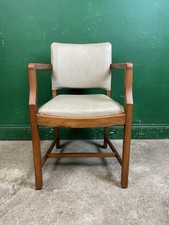Art Deco Vintage Oak Framed Carver Desk Office Chair.