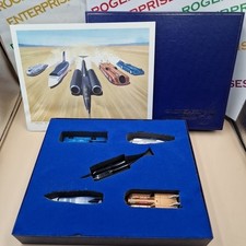 Lledo Land Speed Legends - Special Limited Edition 5 Car Set With Signed Print