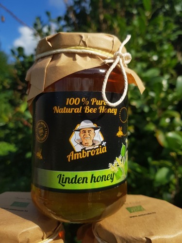 100 pure linden honey - linden, 1kg