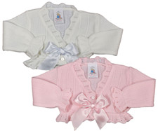 Baby Girl Cardigan Bolero BOW