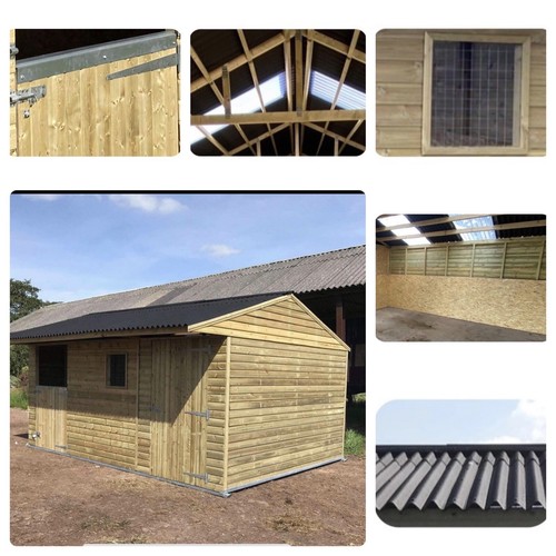 10ft wooden - 10ft, stables