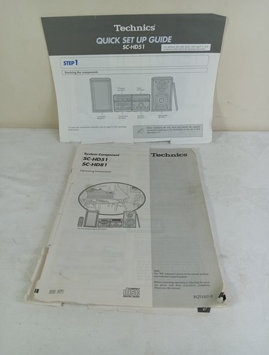 Technics hd51 hd81 original - technics,